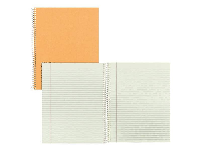 National Brand Brown Board Cover 1-Subject Notebooks, 8" x 10", Narrow Ruled, 80 Sheets, Brown (RED33008)