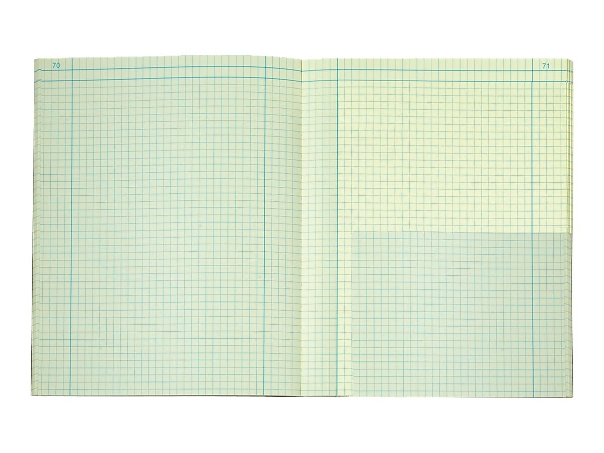 TOPS Computation Notebooks, 9.5" x 11.75", Quad, 75 Sheets, Red (35126)