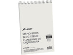 Ampad Steno Pad, 6" x 9", Gregg Ruled, Green, 60 Sheets/Pad (TOP 25-270)