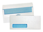 Quality Park Redi-Seal Security Tinted #10 Window Envelope, 4 1/8" x 9 1/2", White Wove, 500/Box (21418)