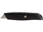 Staples Heavy-Duty Retractable Knife, Black (10619)