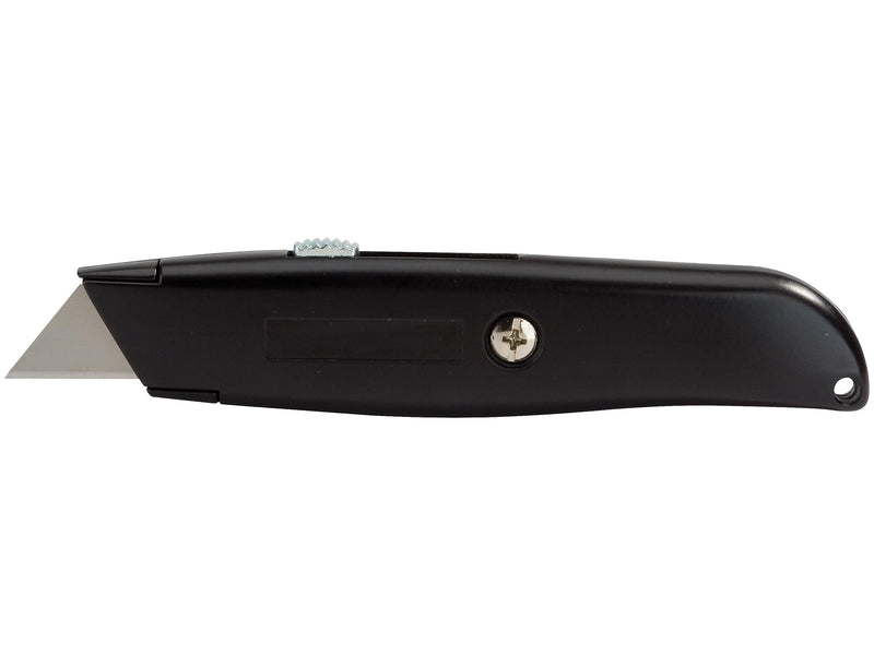 Staples Heavy-Duty Retractable Knife, Black (10619)