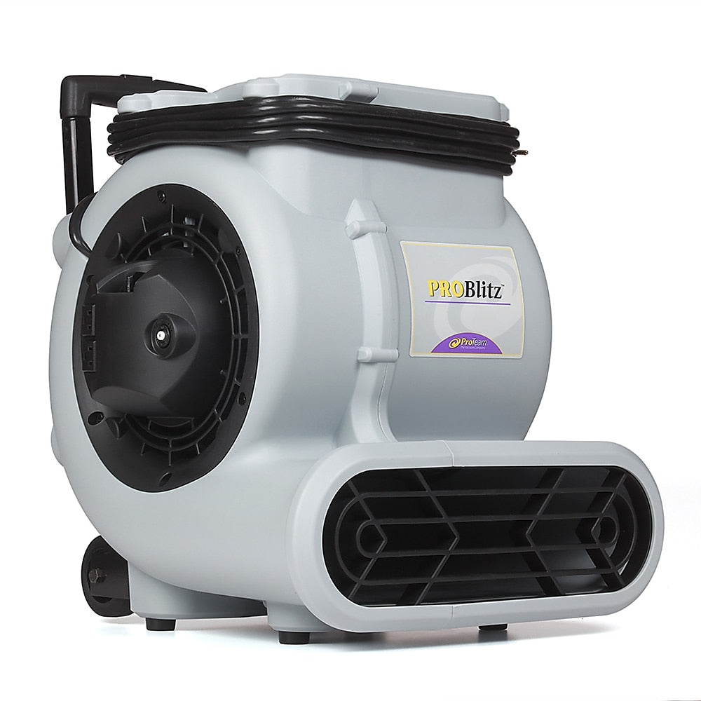 ProTeam ProBlitz XP AirMover Fan with Telescoping Handle and Daisy Chain, 3-Speed, Gray (107596)