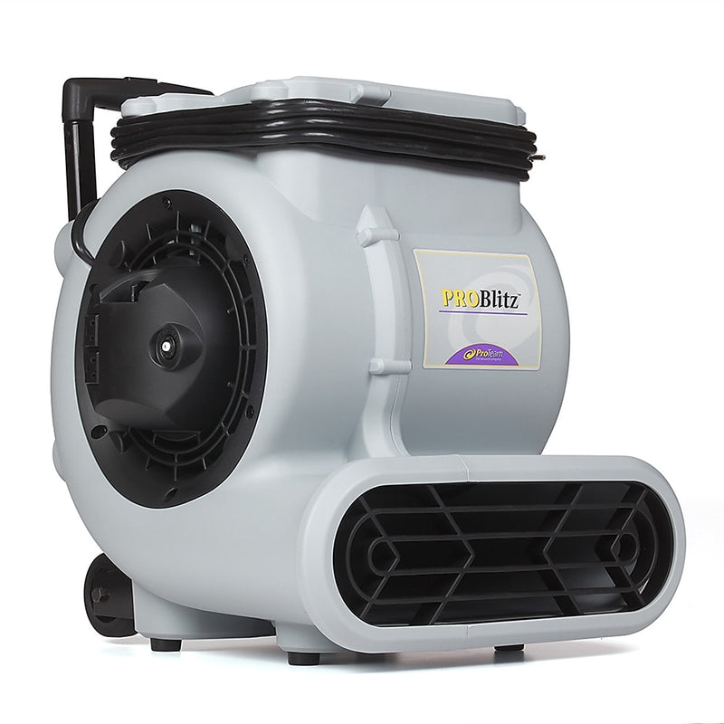 ProTeam ProBlitz XP AirMover Fan with Telescoping Handle and Daisy Chain, 3-Speed, Gray (107596)