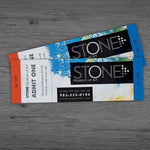 Event Tickets, 6-1/2" x 2-1/8", Qty 250