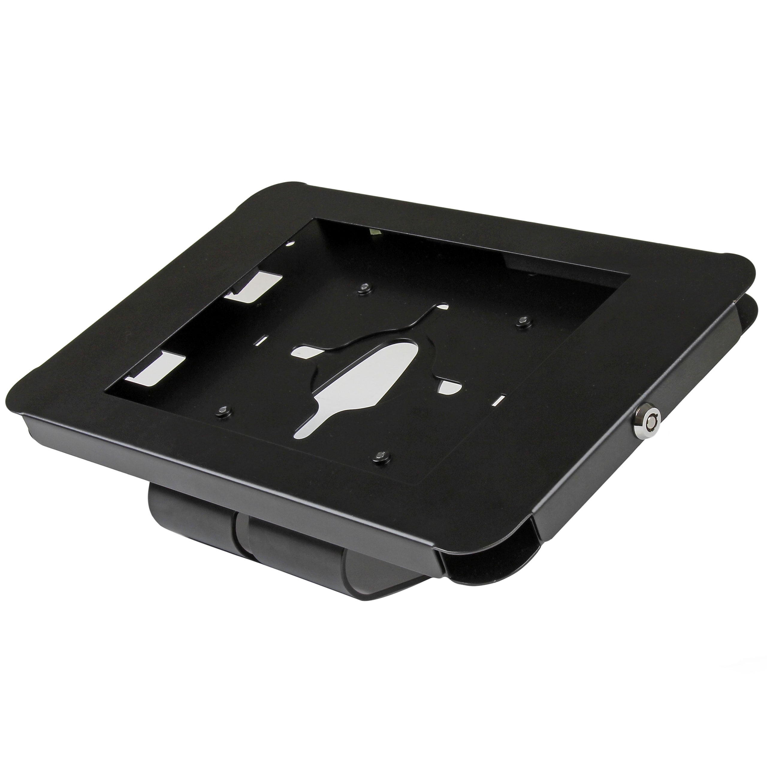 StarTech.com® Lockable Desk/Wall Mountable Tablet Stand for iPad, Black (SECTBLTPOS)