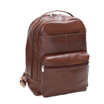 McKlein S Series Leather Laptop Backpack, Medium, Brown (88554)