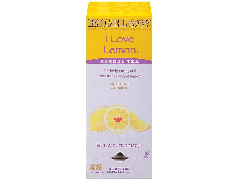 Bigelow I Love Lemon Tea Bags, 28/Box (003991)