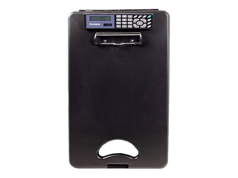 Saunders DeskMate II Plastic Storage Clipboard, Black (00534)