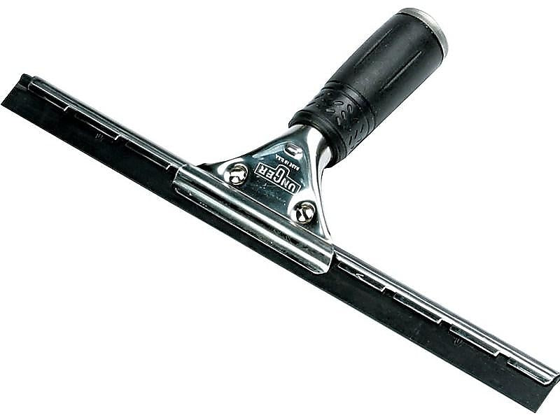 Unger Pro 12" Window Squeegee, Silver/Black (PR300)