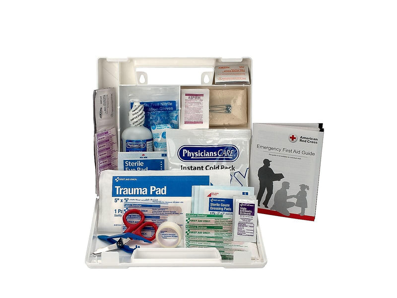 First Aid Only Office Plastic First Aid Kit, 25 People, 106 Pieces (223-U/FAO)