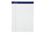 Ampad Evidence Notepad, 8.5" x 11.75", Wide Ruled, White, 50 Sheets/Pad, 12 Pads (20-170)
