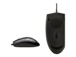 V7 Ambidextrous Optical USB Mouse, Black/Silver (MV3000010-5NC)