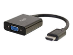 C2G HDMI to VGA Adapter, Male to Female, Black (41350)