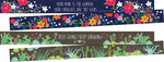Barker Creek Double-Sided Border Set, 35" x 3", Petals & Prickles, 2 designs, 24/Set (BC3869)