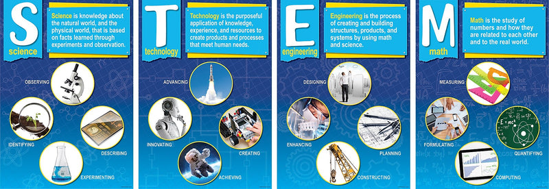 Barker Creek STEM Poster Set, 4/Set (BC3888)