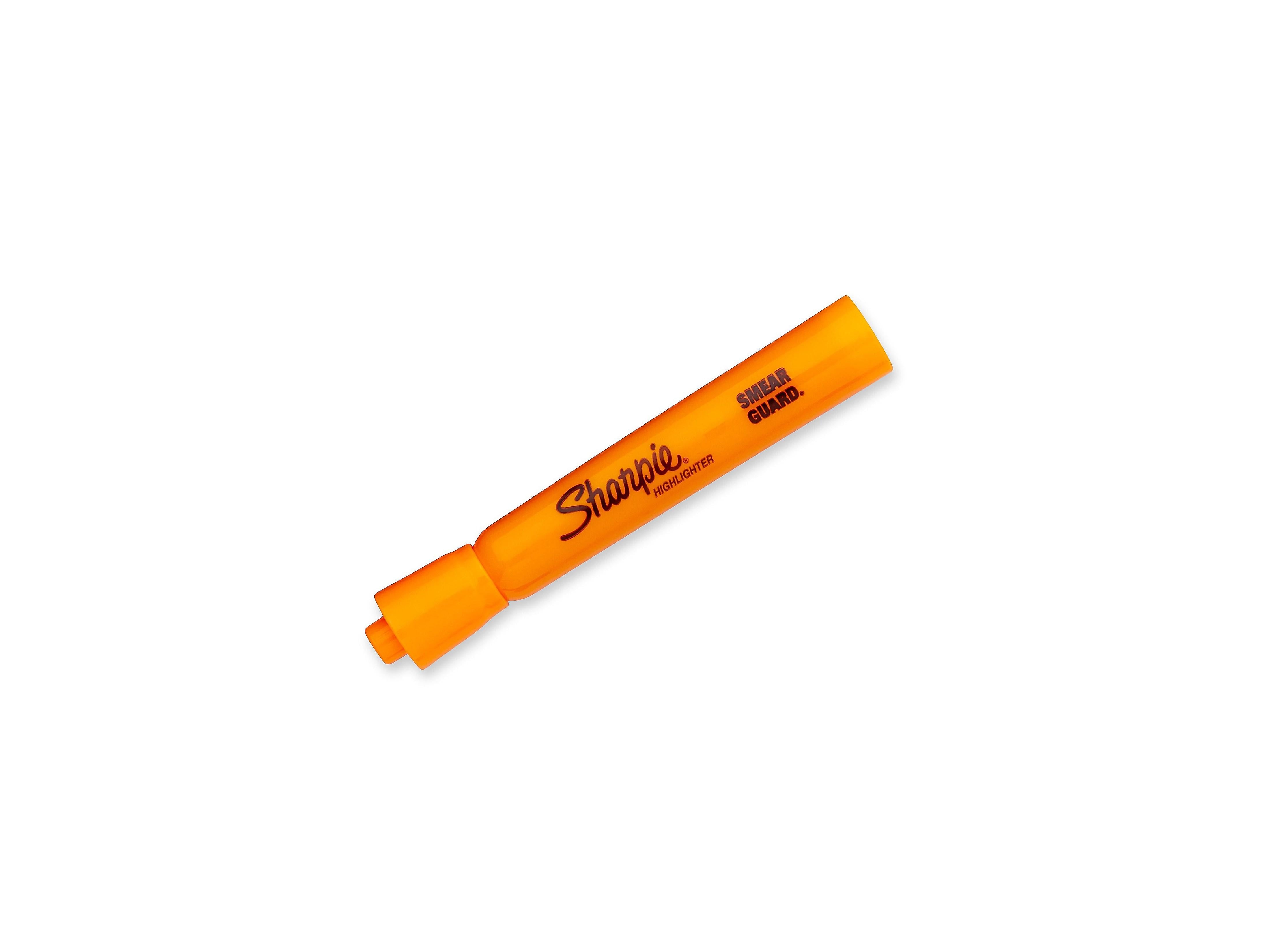 Sharpie Tank Highlighters, Chisel Tip, Orange, Dozen (25006)