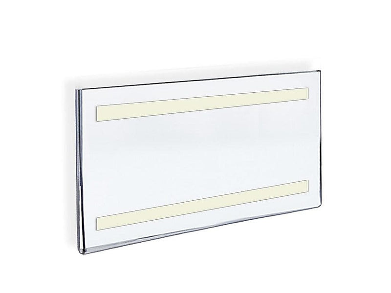 Azar Sign Holder, 17" x 11", Horizontal, Wall Mounted, Clear, Acrylic, 10/Pack (122037)