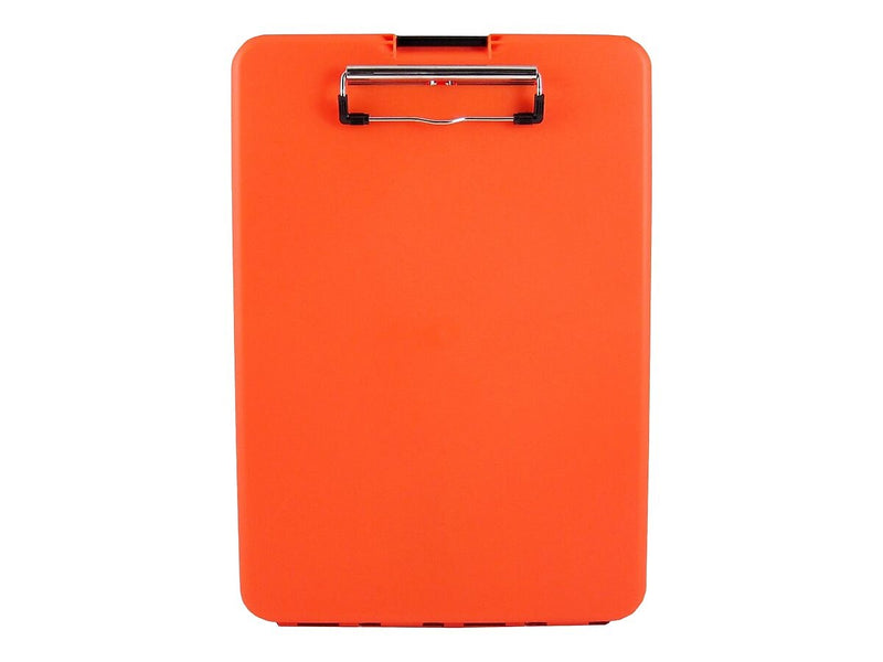 Saunders SlimMate Plastic Storage Clipboard, Letter Size, Hi-Vis Orange (00579)