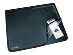 Artistic Logo Pad Anti-Slip Rubber Desk Pad, 31" x 20", Black/Clear (41200)
