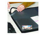 Artistic Logo Pad Anti-Slip Rubber Desk Pad, 31" x 20", Black/Clear (41200)