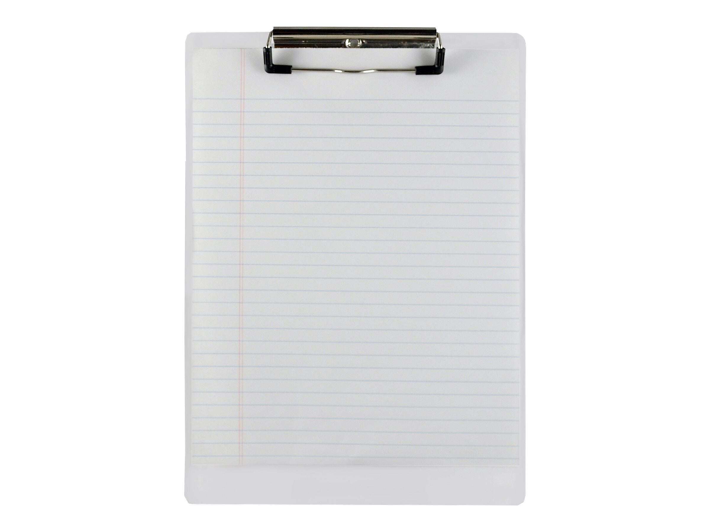Saunders Acrylic Clipboard, Letter Size, Clear (21565)