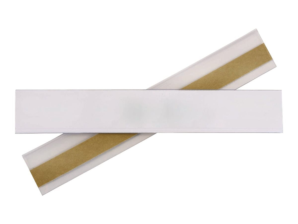 C-Line Best Value Label Holders, 0.5" x 3", Clear, 50/Pack (CLI87607)