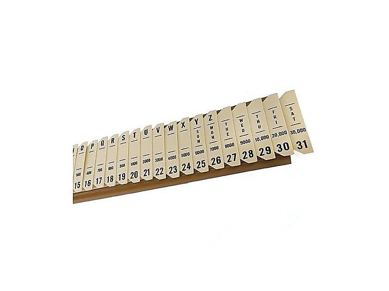 Oxford Sort-All Plastic Compact File Sorter, Multiple Index, Beige (40652)