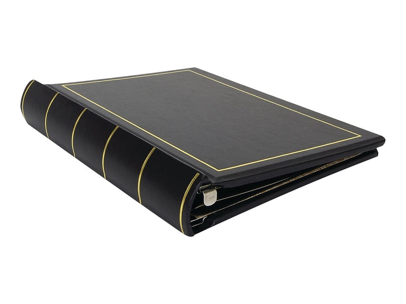 Wilson Jones Minute Record Book, 9.3"W x 11.6"H, Black, 250 Sheets/Book (W0395-11)