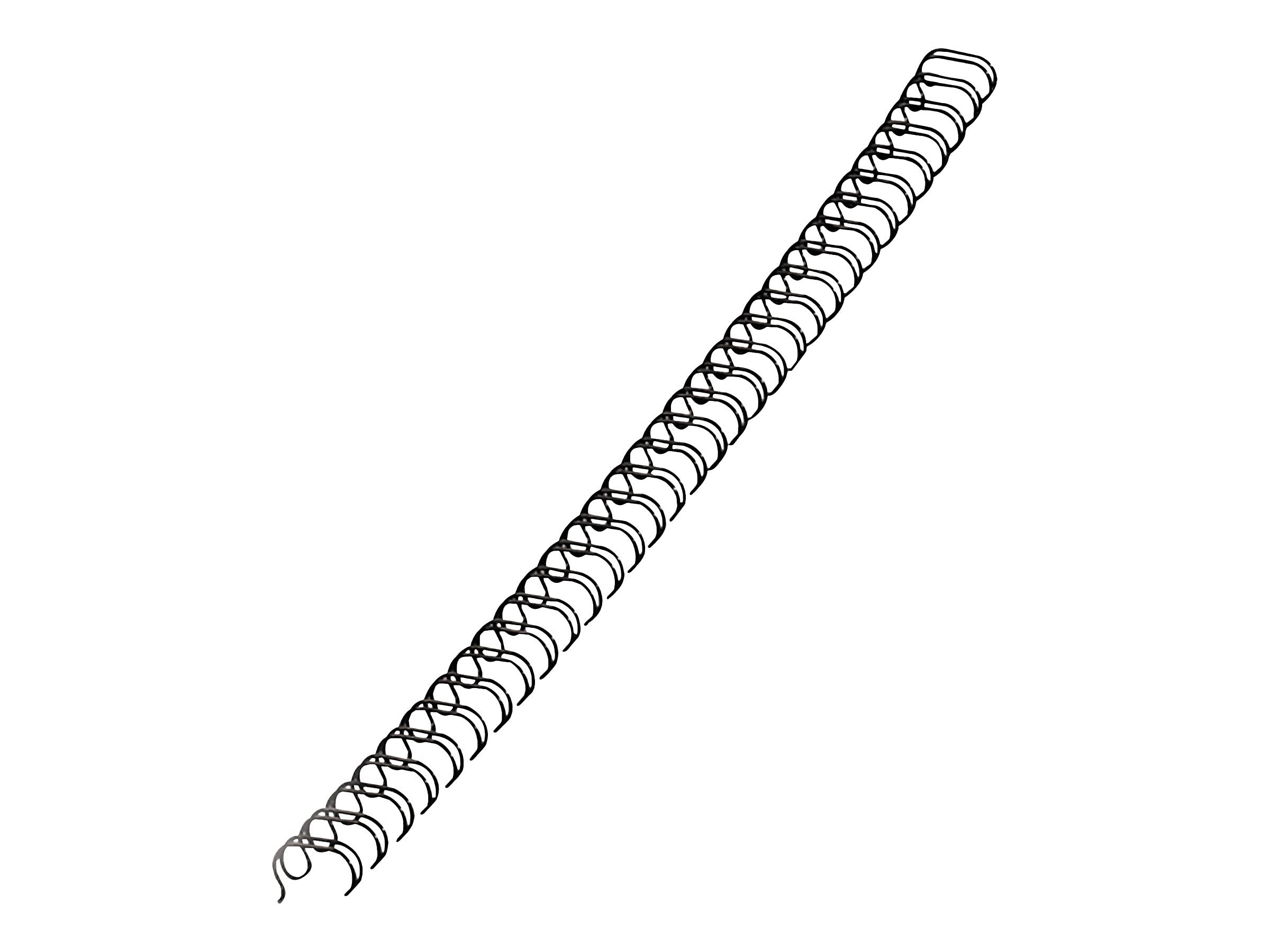 Fellowes 9/16" Metal Wire Binding Spine, 130 Sheet Capacity, Black (FEL5255601)