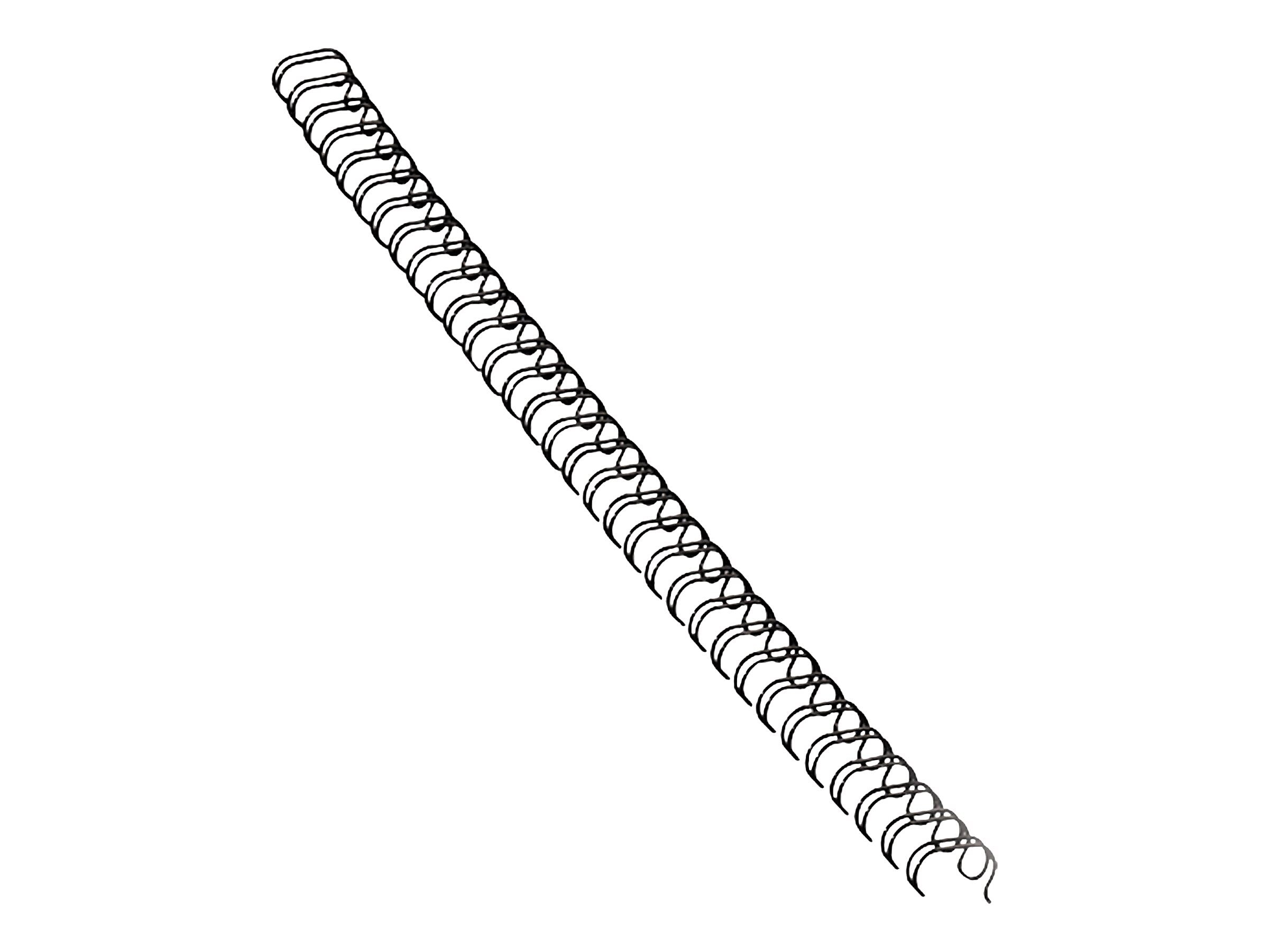 Fellowes 9/16" Metal Wire Binding Spine, 130 Sheet Capacity, Black (FEL5255601)