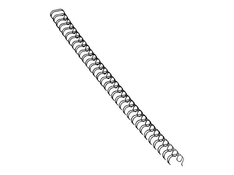 Fellowes 9/16" Metal Wire Binding Spine, 130 Sheet Capacity, Black (FEL5255601)