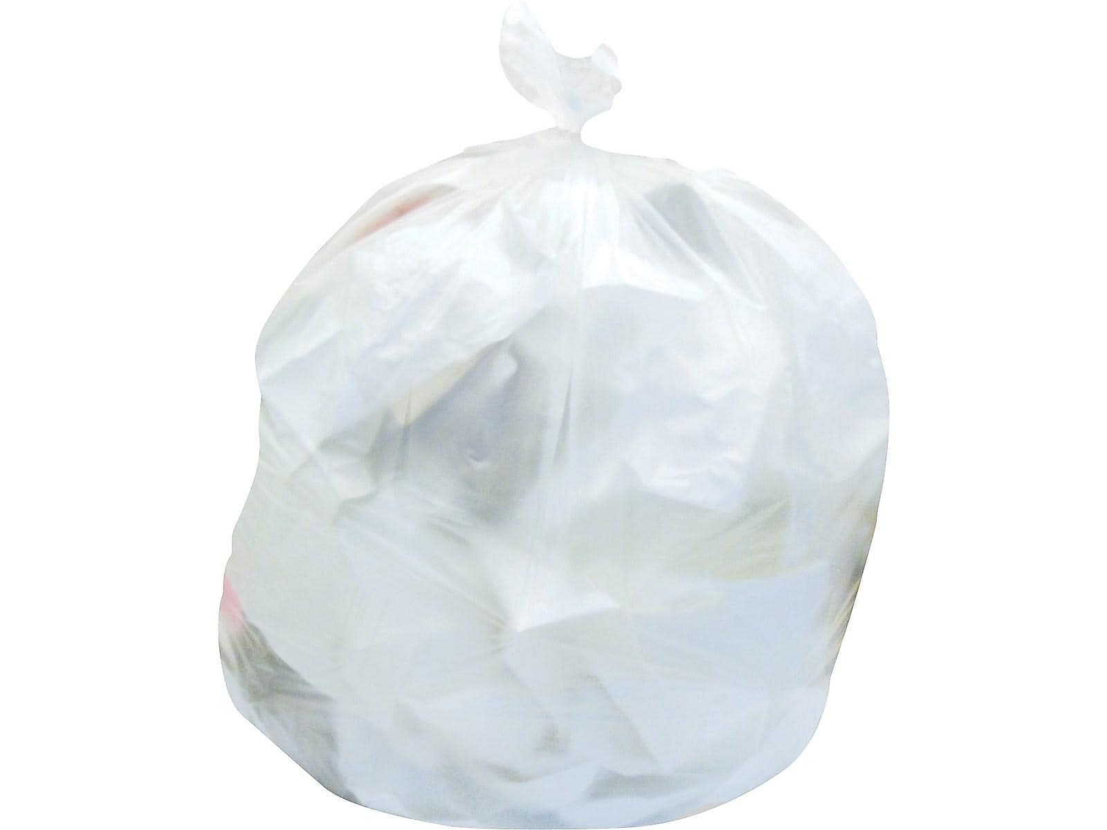 Heritage 30-33 Gallon Industrial Trash Bag, 33" x 40", High Density, 22 Mic, Natural, 250 Bags/Box, 10 Rolls (Z6640UN R01)