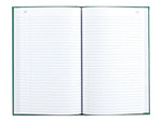 Rediform Emerald Series Record Book, 6.25"W x 9.63"H, Green, 100 Sheets/Book (56521)