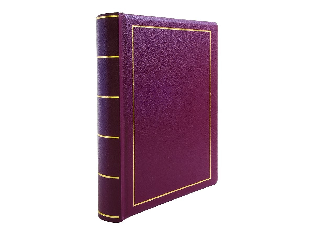 Wilson Jones Minute Record Book, 9.3"W x 11.6"H x 1.7"D, Red (W0396-11)