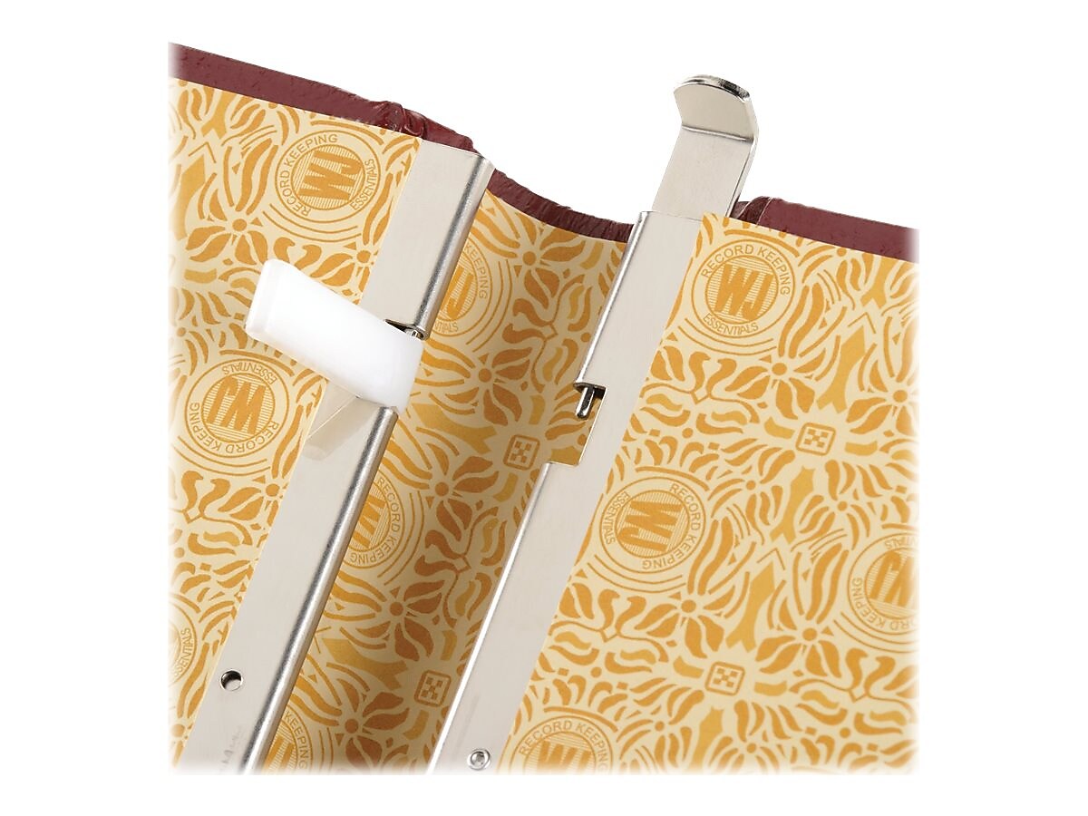 Wilson Jones Minute Record Book, 9.3"W x 11.6"H x 1.7"D, Red (W0396-11)