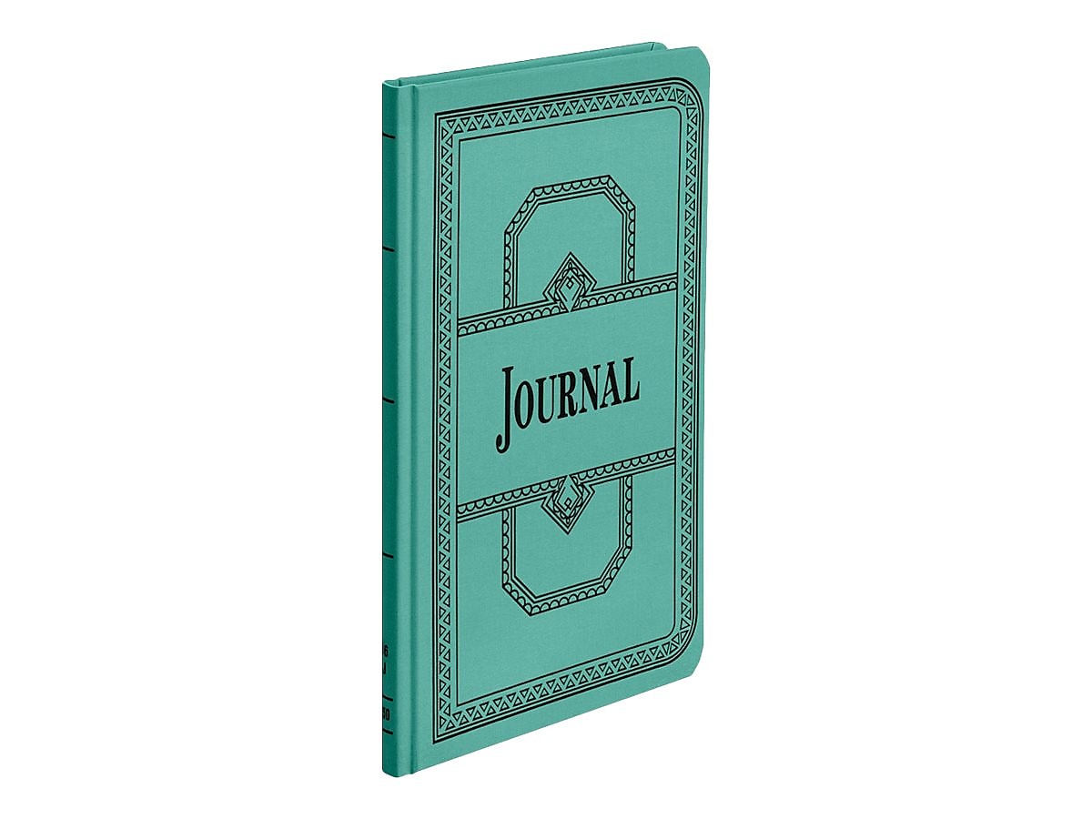 Boorum & Pease 66 Series Record Book, 7.63"W x 12.13"H, Blue, 75 Sheets/Book (66-150-J)