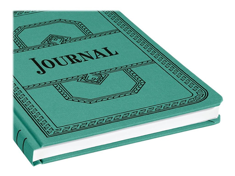 Boorum & Pease 66 Series Record Book, 7.63"W x 12.13"H, Blue, 75 Sheets/Book (66-150-J)