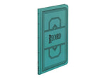 Boorum & Pease 66 Series Record Book, 7.63"W x 12.13"H x 0.75"D, Blue, 75 Sheets/Book (66-150-R)