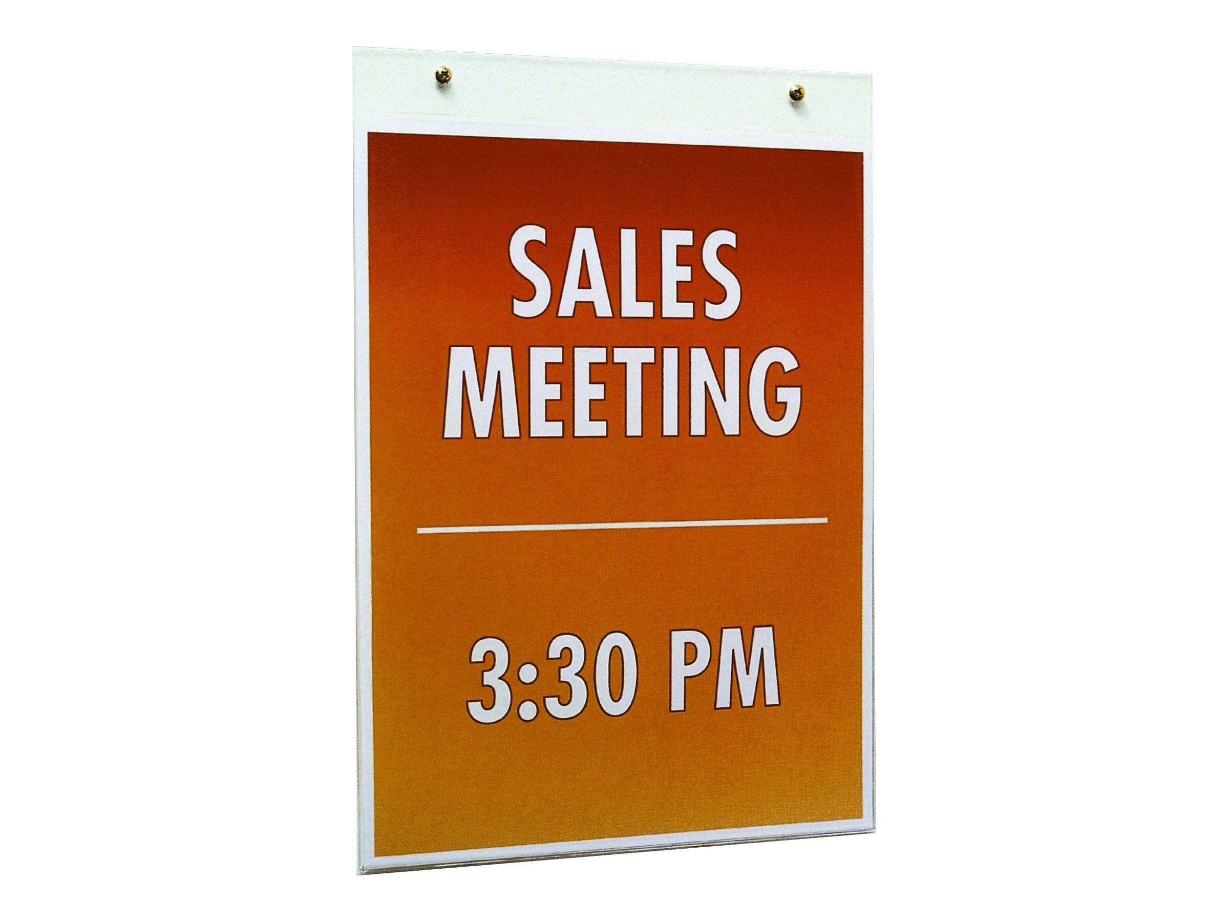 NuDell Sign Holder, 11" x 17", Clear Plastic (38017Z)