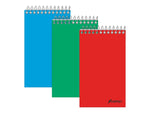 Ampad Memo Pads, 3" x 5", Narrow Ruled, Assorted, 60 Sheets/Pad, 12 Pads/Pack (TOP 25-087)
