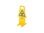 Rubbermaid Commercial Products Safety Awareness Floor Sign, Yellow (FG9S0900YEL)