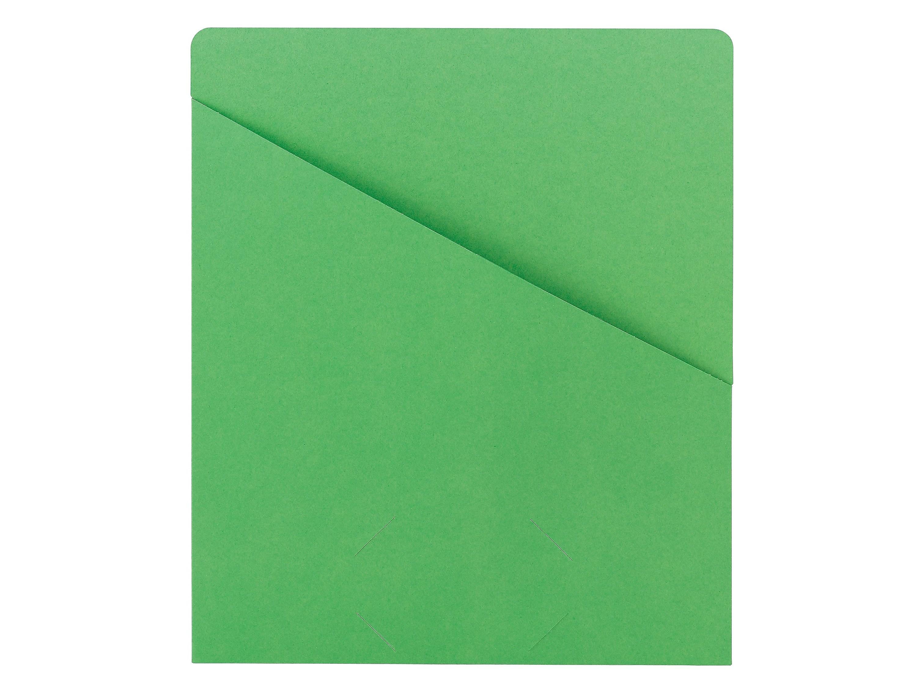 Smead File Jackets, Letter Size, Green, 25/Pack (75432)