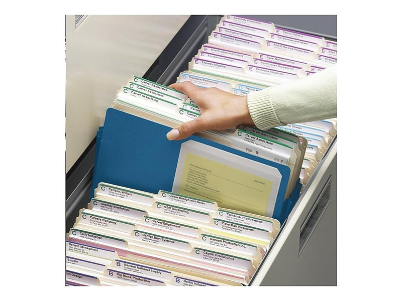 Smead File Pocket, 3.5" Expansion, Legal Size, Blue (74225)