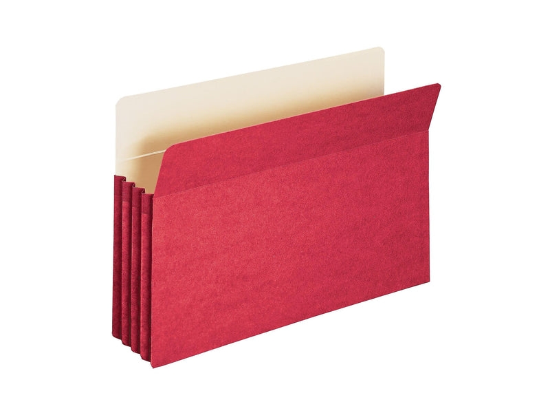 Smead File Pocket, 3.5" Expansion, Legal Size, Red (74231)