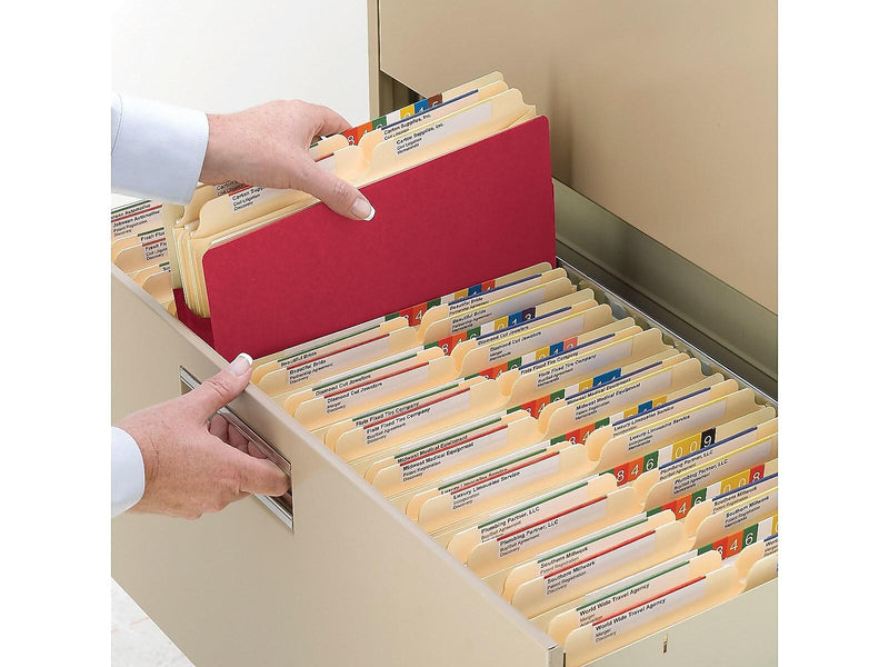 Smead File Pocket, 3.5" Expansion, Legal Size, Red (74231)