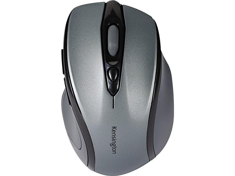 Kensington Pro Fit Wireless Ergonomic Optical USB Mouse, Graphite Gray (KMW72423)