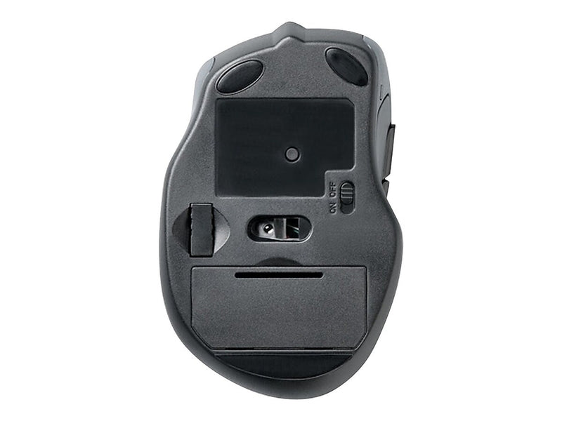 Kensington Pro Fit Wireless Ergonomic Optical USB Mouse, Graphite Gray (KMW72423)