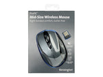 Kensington Pro Fit Wireless Ergonomic Optical USB Mouse, Graphite Gray (KMW72423)