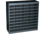 Safco E-Z Stor® 36-Compartment Literature Organizers, 37.5" x 36.5", Black (9221BLR)